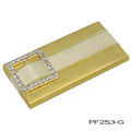 Rectangle with Sparkly Buckle Charm  PF253 -----(Customize the foil color)