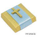 Gold Cross Favor PF359 ----------- (Customize the Ribbon color)