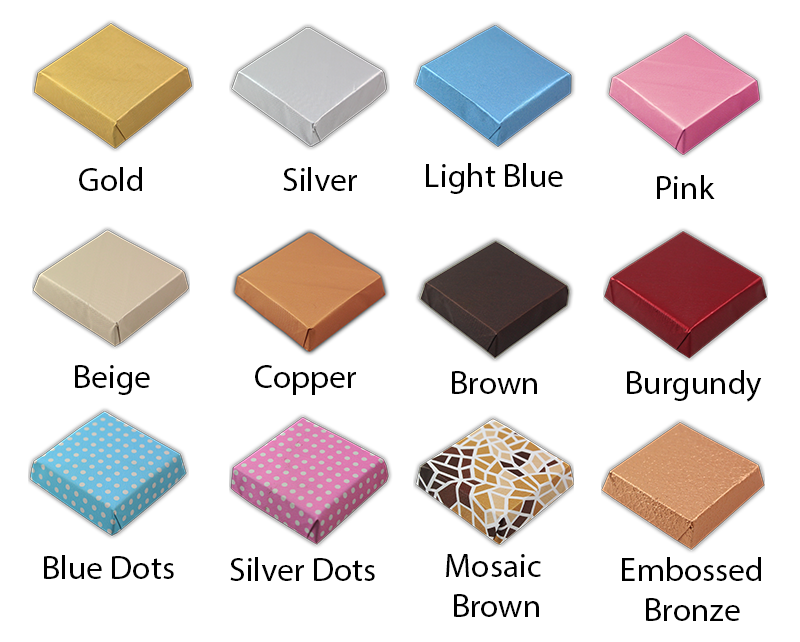 Petite Square Foil Wrapped