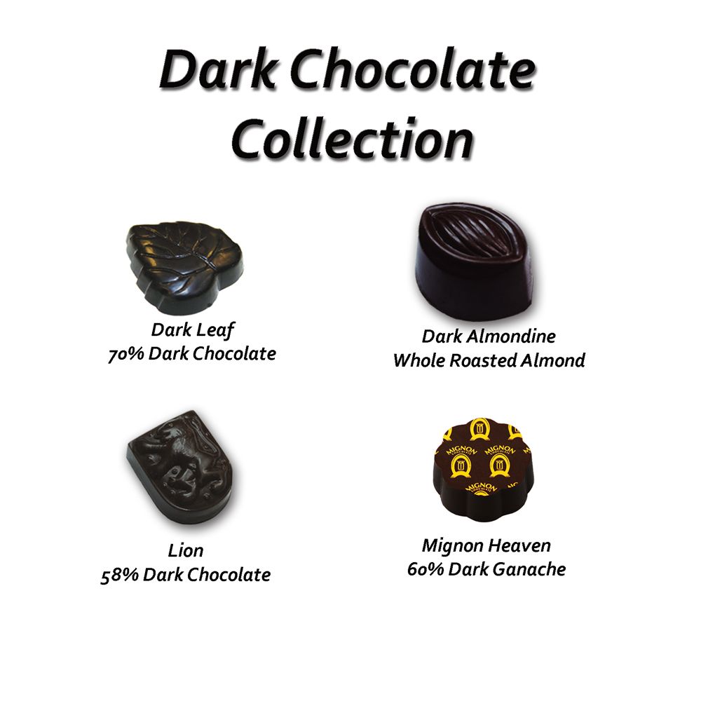 Dark Chocolate Collection- 4 Pieces