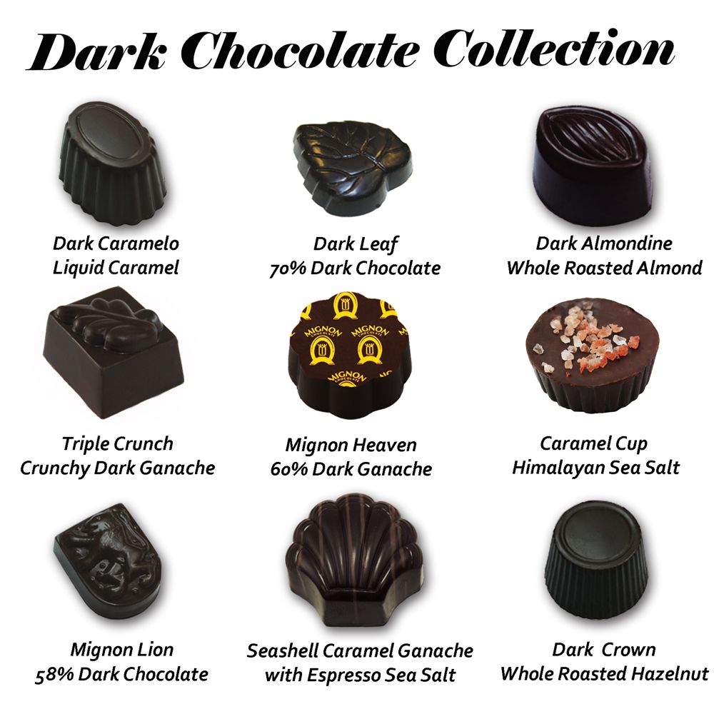 Dark Chocolate Collection- 8 Pieces