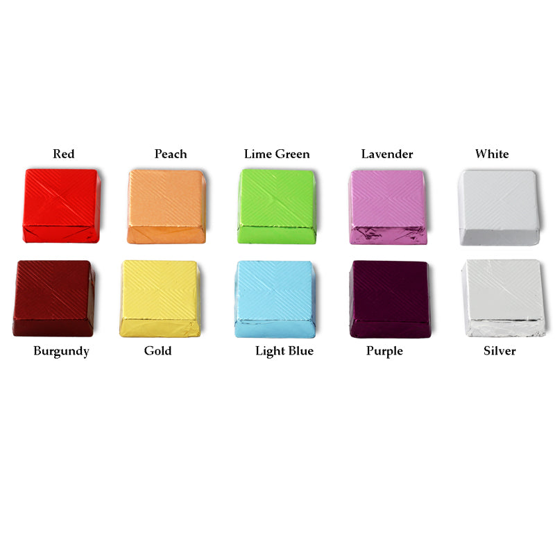 Medium Square Foil Wrapped