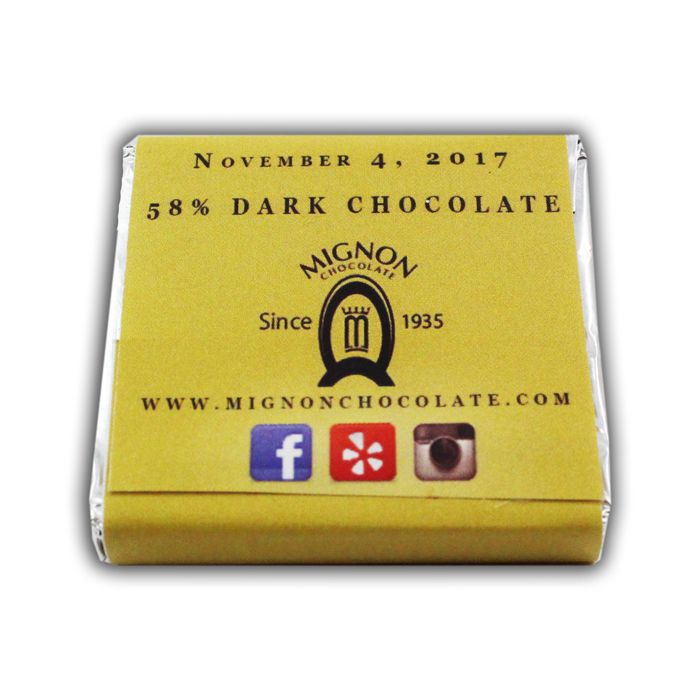 Custom Chocolate Squares- 100 pieces