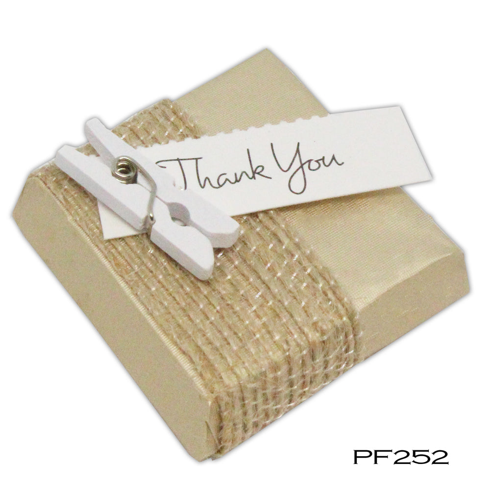 "Thank You" Note Squares PF252 -------- (Customize the Foil color)