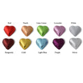 Small Stripped Heart Foil Wrapped